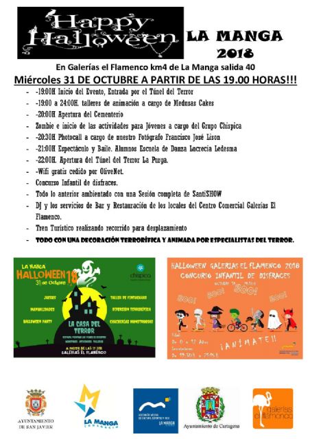 La Manga acogerá la fiesta de Halloween con más actividades de la comarca - 1, Foto 1