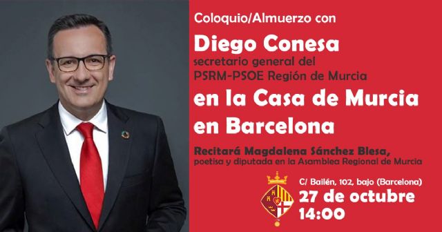 Diego Conesa participará el domingo en la manifestación de la Sociedad Civil Catalana para apoyar la España constitucionalista - 1, Foto 1