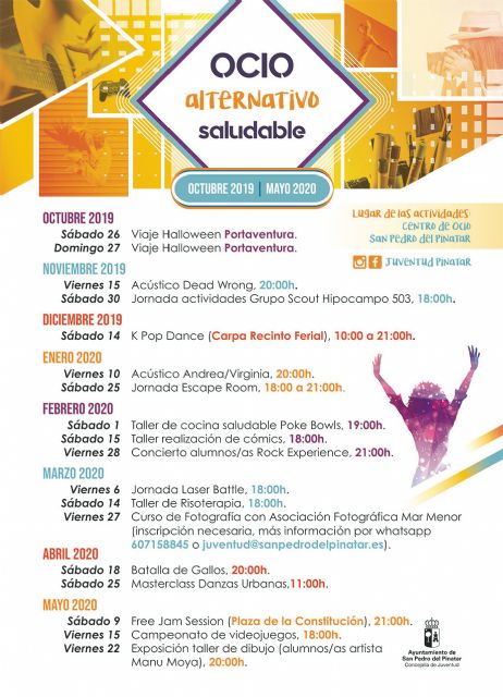 Juventud lanza la segunda edición del programa de Ocio Alternativo Saludable con una veintena de propuestas - 2, Foto 2