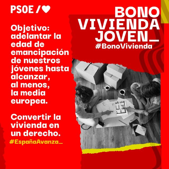 Las medidas del Gobierno de España, de ayudas para alquilar una vivienda y el bono cultural, van a beneficiar hasta un total de 7.000 jóvenes de Totana - 2, Foto 2
