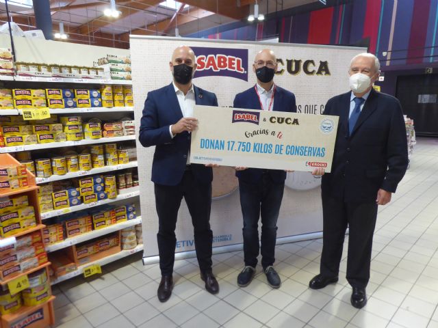 Isabel y Cuca donan cerca de 18 toneladas de conservas de pescado a los bancos de alimentos - 1, Foto 1