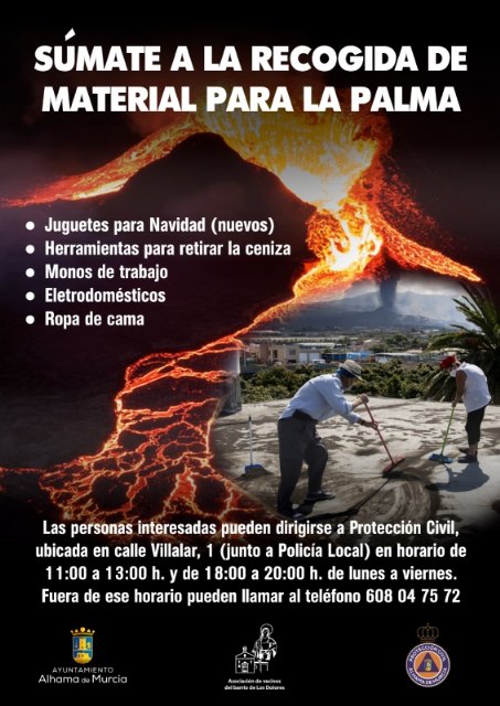 Smate a la nueva recogida de material para ayudar a La Palma, Foto 1