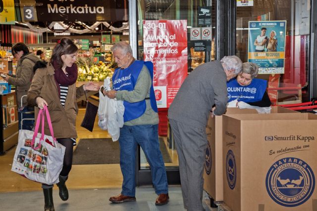 Smurfit Kappa colabora en La Gran Recogida de Alimentos con los contenedores de recogida y las cajas de reparto - 1, Foto 1
