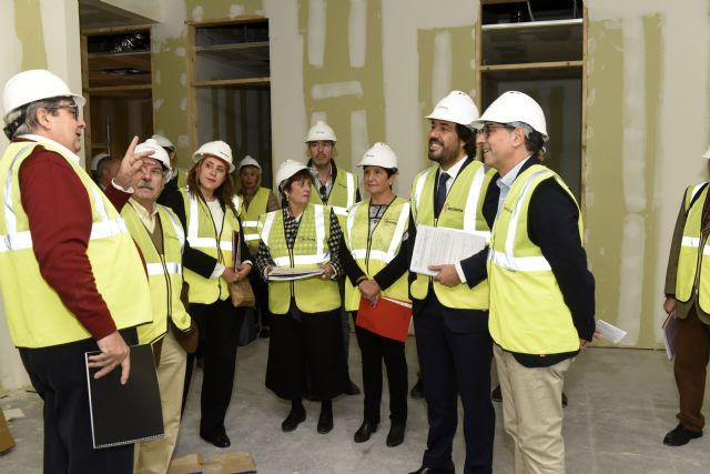 El consejero Miguel Motas visita las obras del aulario del campus de Ciencias de la Salud de la Universidad de Murcia - 2, Foto 2