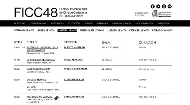 Historia y ficción europea en la tercera jornada del FICC48 - 1, Foto 1