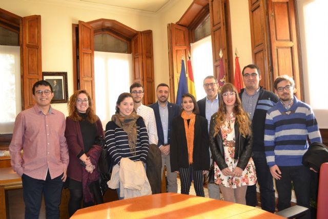 Los ganadores del premio Estudiante 2019 de la Universidad de Murcia son recibidos por el Rector José Luján - 1, Foto 1