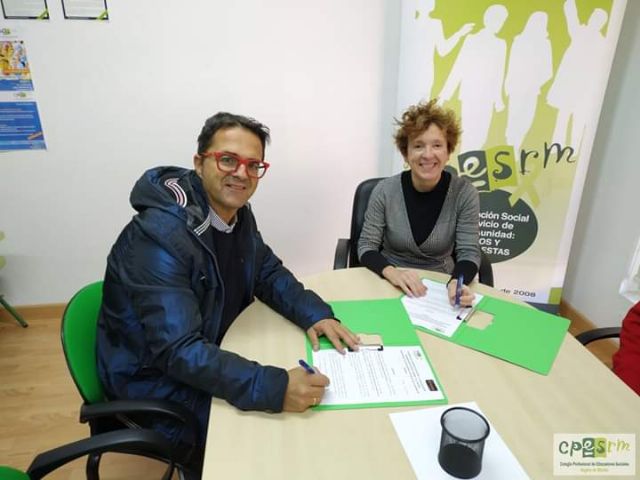 D´Genes suscribe un convenio de colaboración en el ámbito sociosanitario con el Colegio Profesional de Educadores Sociales de la Región de Murcia - 1, Foto 1