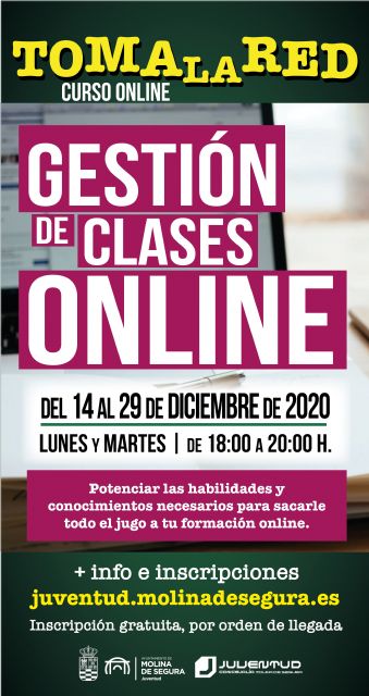 La Concejalía de Juventud de Molina de Segura organiza una serie de actividades de formación y campeonatos online para la Navidad de 2020, dentro del programa TOMA LA RED - 2, Foto 2