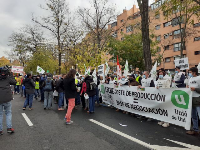 Gran éxito de participación en la concentración convocada por Unión de Uniones frente a Lactalis para reclamar responsabilidad a la industria láctea - 2, Foto 2