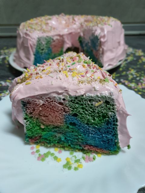 Receta. ¡¡¡Ángel Food Cake de unicornio!!! - 2, Foto 2