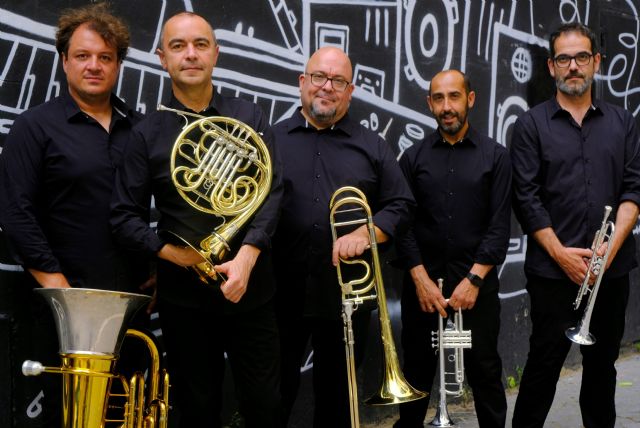 El grupo Spanish Brass protagoniza el tercer concierto de Pro Música en el Víctor Villegas - 1, Foto 1