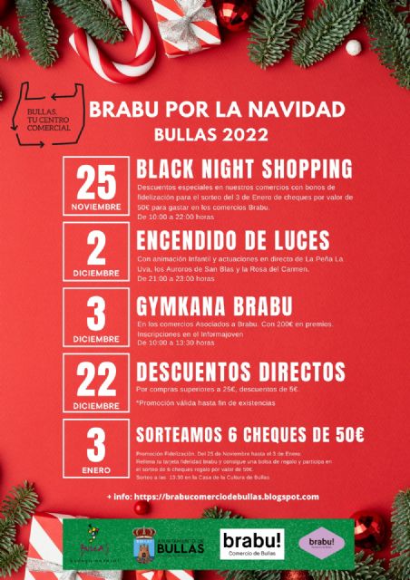 La Concejalía de Comercio y Brabu! elaboran un calendario de acciones por Navidad - 1, Foto 1