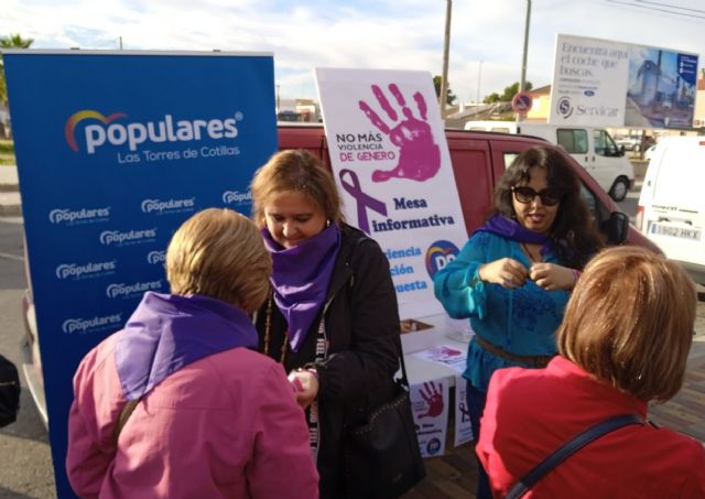 El PP de Las Torres de Cotillas dice NO ES NO a la violencia de género - 1, Foto 1