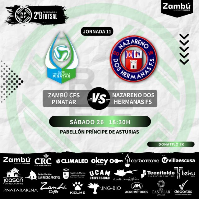 Zambú CFS Pinatar en busca de la 3º victoria consecutiva - 1, Foto 1