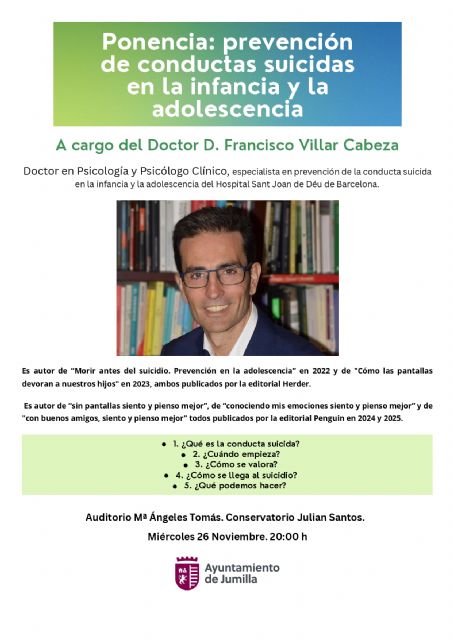 Política Social aborda la salud mental infantil con una charla sobre prevención del suicidio - 2, Foto 2