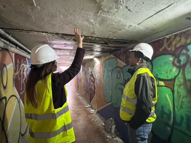 El Ayuntamiento revisa el túnel peatonal entre San Basilio y San Antón tras una incidencia puntual - 2, Foto 2