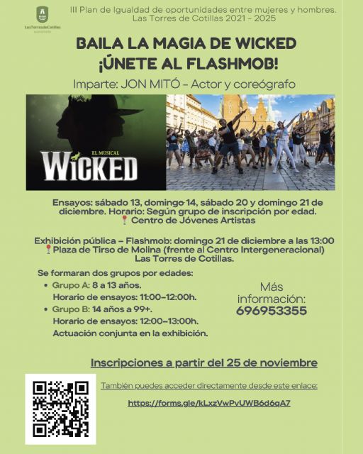 Las Torres de Cotillas prepara un espectacular flashmob inspirado en 'Wicked' - 1, Foto 1