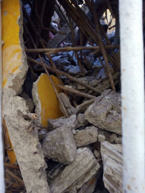 IU-Verdes Lorca exige conocer si el Ayuntamiento costeará actuaciones derivadas del derrumbe de un inmueble del SAREB - 1, Foto 1