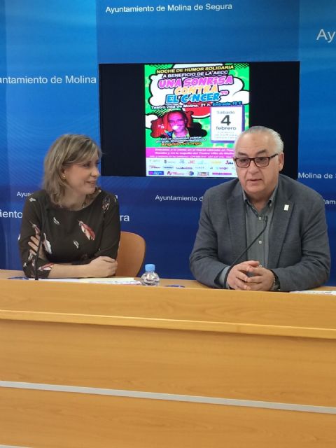 La Noche de Humor Solidaria Una sonrisa contra el cáncer, a beneficio de la AECC, se celebra el sábado 4 de febrero en el Teatro Villa de Molina - 1, Foto 1