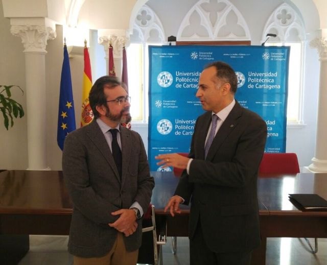 Fomento y UPCT acuerdan que los alumnos realicen prácticas durante la ejecución de las obras que realiza la Comunidad - 1, Foto 1