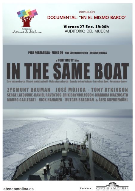 El Ateneo de Molina de Segura programa el estreno regional del documental En el mismo barco el viernes 27 de enero - 1, Foto 1