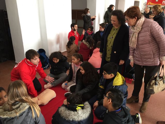 Finaliza con clases prácticas para los escolares la Semana de la Prevención de Incendios de Jumilla - 2, Foto 2