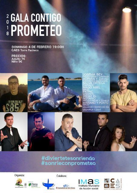 Gala CONTIGO de la Asociación Prometeo el 4 de febrero en el Centro de Artes Escénicas de Torre-Pacheco - 1, Foto 1