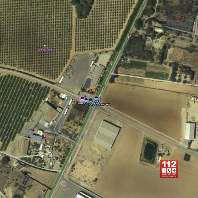 Sanitarios atienden y trasladan a 4 heridos en accidente de tráfico en carretera La Palma-Cartagena - 1, Foto 1