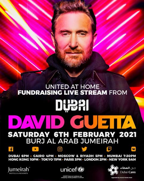 David Guetta realizará un concierto benéfico virtual desde dubái el 6 de febrero - 1, Foto 1
