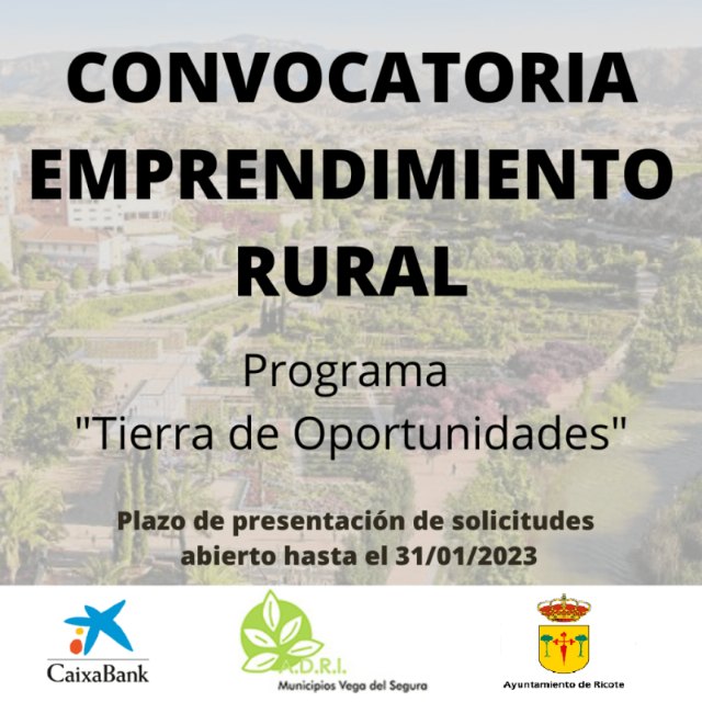 Abierto el plazo de presentación de Proyectos de Emprendimiento Rural - 1, Foto 1