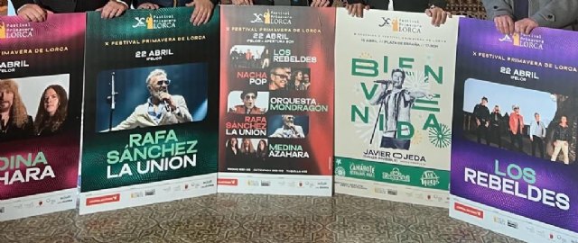 La Comunidad apoya el Festival Primavera de Lorca que anuncia dos sábados de conciertos con bandas emblemáticas - 1, Foto 1