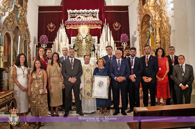 La plaza de San Gregorio, testigo del homenaje a Dolores González Velasco en Alcalá del Río - 3, Foto 3