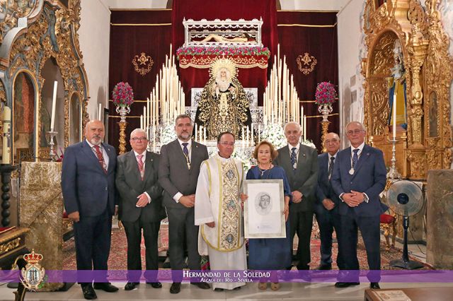 La plaza de San Gregorio, testigo del homenaje a Dolores González Velasco en Alcalá del Río - 4, Foto 4