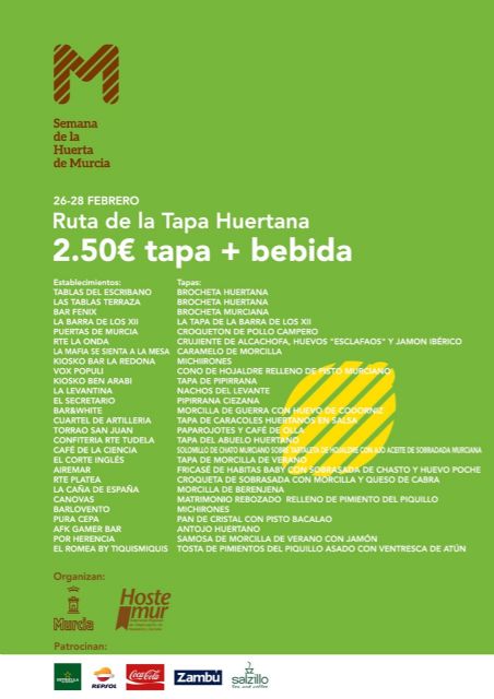 Gastronomía, rutas para descubrir el patrimonio histórico y actividades para el ocio familiar ponen el broche de oro a la I Semana de la Huerta - 1, Foto 1