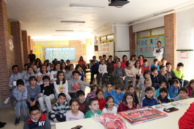 Álex y Piqueras visitan el Colegio Félix Rodríguez de la Fuente de Murcia - 4, Foto 4