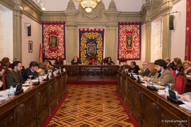 El Pleno del Ayuntamiento de Cartagena se suma a las reivindicaciones por unas pensiones dignas - 1, Foto 1