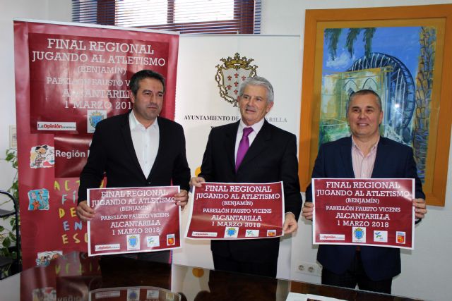 Alcantarilla acoge el próximo jueves la Final Regional Jugando al Atletismo, en su categoría benjamín, en el Pabellón Fausto Vicent - 1, Foto 1