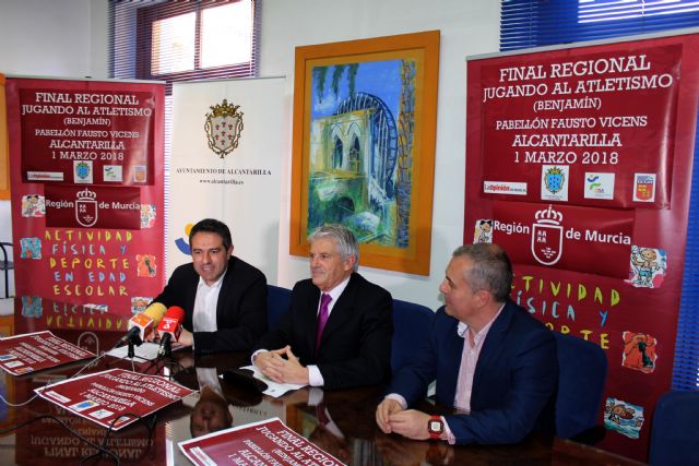 Alcantarilla acoge el próximo jueves la Final Regional Jugando al Atletismo, en su categoría benjamín, en el Pabellón Fausto Vicent - 3, Foto 3