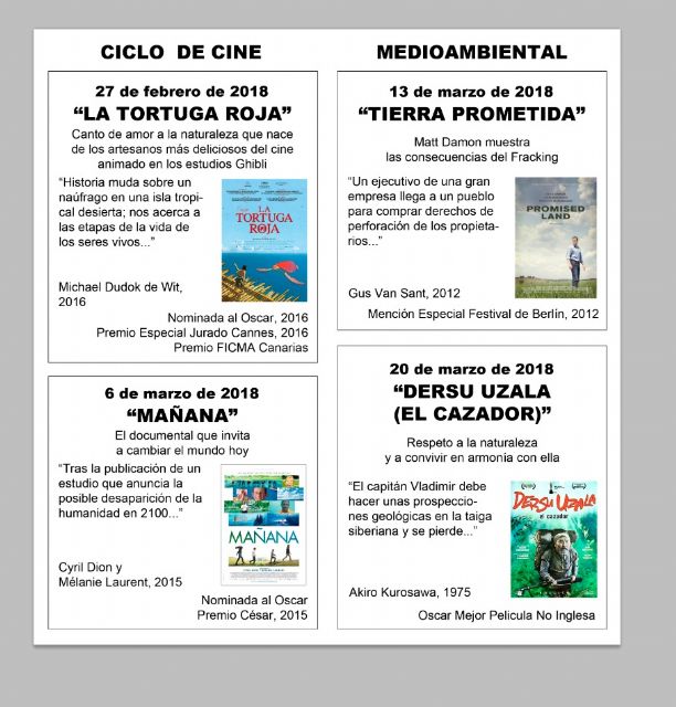 Caravaca celebra la segunda edición de su Ciclo de Cine Medioambiental - 4, Foto 4