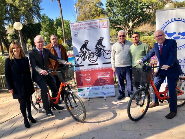 La primera marcha cicloturista por los carriles bici de los barrios de Murcia será a beneficio del Banco de Alimentos - 1, Foto 1