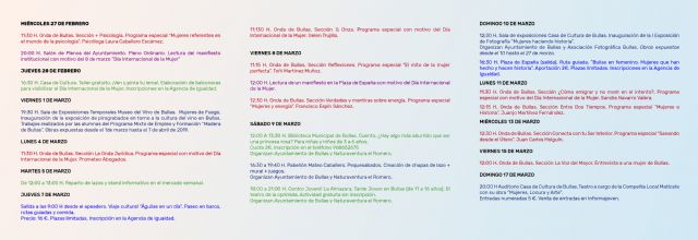 Programación Día Internacional de la Mujer. Bullas 2019 - 2, Foto 2