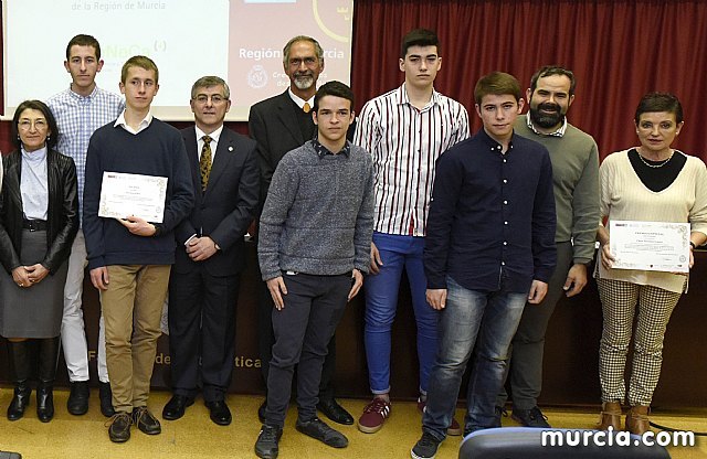 La Universidad de Murcia entrega los premios de la Olimpiada Matemática en su fase regional, Foto 3