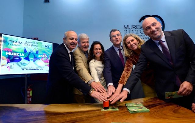 Los 1.001 sabores de la Región se plasman en un sello de Correos en el año de la capitalidad gastronómica de Murcia - 1, Foto 1