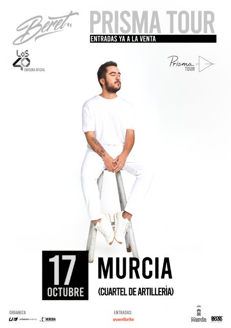 Beret anuncia nueva fecha en Murcia dentro de su Prisma tour - 1, Foto 1