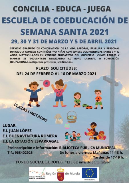 El Ayuntamiento organiza una escuela de coeducación de Semana Santa gratuita para ayudar a la  conciliación de las familias del municipio - 1, Foto 1