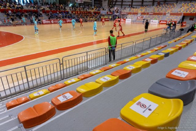 Ayuntamiento y Jimbee Cartagena preparan una vuelta segura de los aficionados al Palacio de Deportes - 1, Foto 1