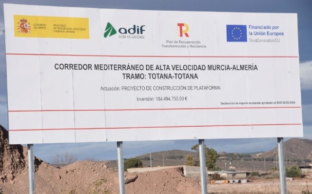 Se contabilizan un total de 3.630 alegaciones para sustituir el terraplén T-5 por un viaducto en el tramo Totana-Totana del Corredor Mediterráneo de Alta Velocidad, Foto 2