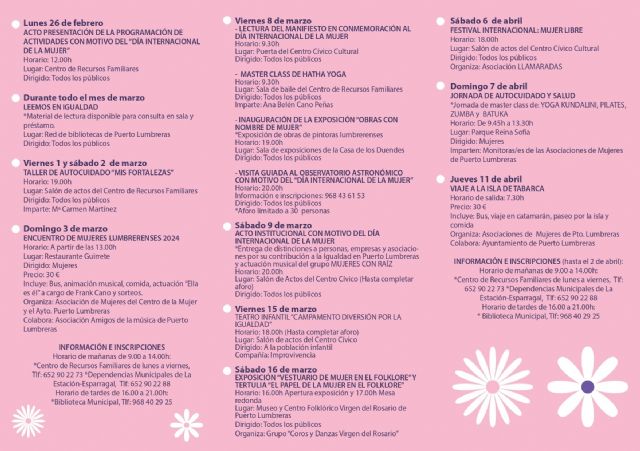El Ayuntamiento organiza casi una veintena de actividades con motivo del Día Internacional de la Mujer - 2, Foto 2