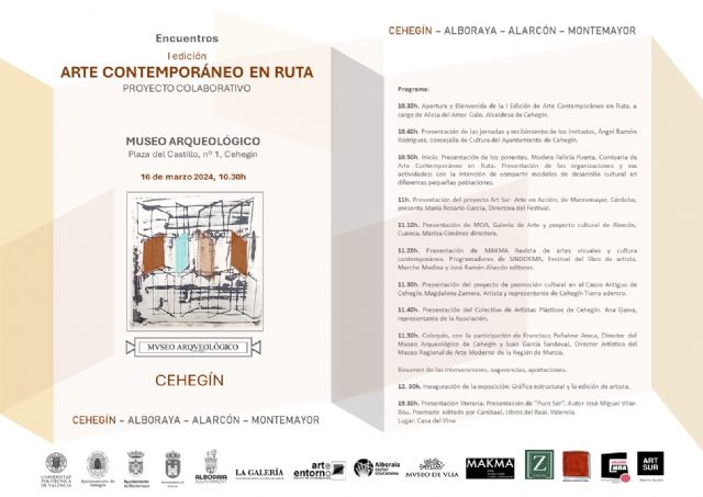 Cehegín acogerá el proyecto colaborativo Arte Contemporáneo en ruta - 1, Foto 1