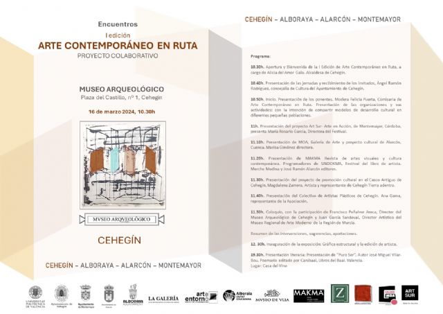 Cehegín acogerá el proyecto colaborativo Arte Contemporáneo en ruta - 1, Foto 1